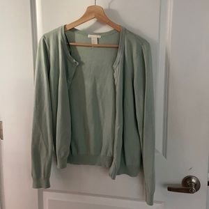 COPY - sage green cardigan